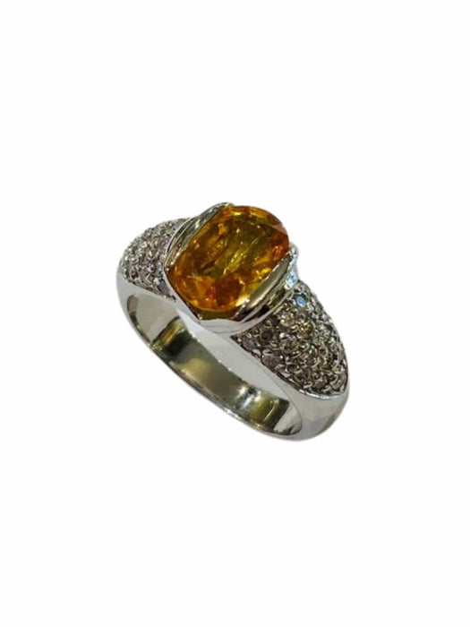 Bague Bague Saphir jaune Ceylan 58 Facettes 3190001