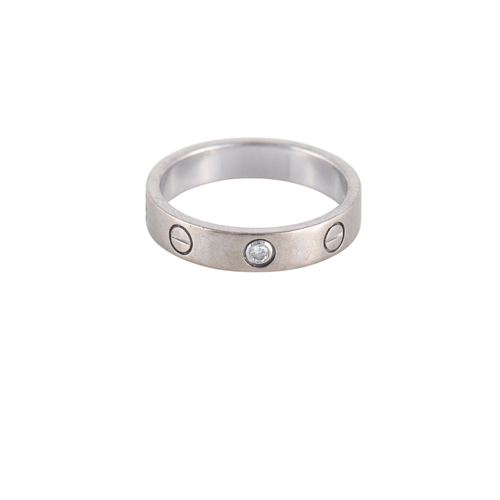 Bague 52 CARTIER - Bague Love Or gris Diamant 58 Facettes