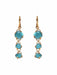 Boucles d'oreilles Boucles d'oreilles Pomellato modèle Capri topaze bleue et turquoise 58 Facettes