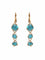 Boucles d'oreilles Boucles d'oreilles Pomellato modèle Capri topaze bleue et turquoise 58 Facettes
