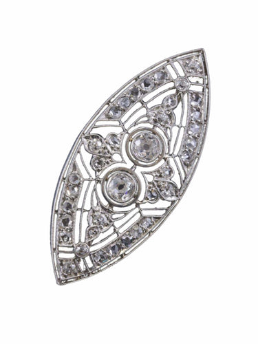Broche Broche diamants art déco 58 Facettes 12281