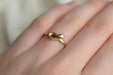 Bague Bague fine serpent en or jaune 58 Facettes Ref1891