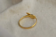 Bague Bague fine serpent en or jaune 58 Facettes Ref1891