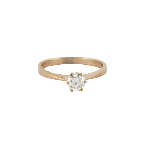 Bague 59 Bague solitaire Diamant 0.58ct 58 Facettes