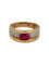 Bague Bague Rubis et diamants 58 Facettes