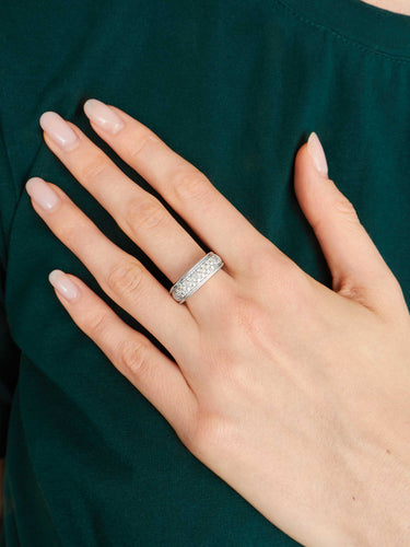 Bague 54 Bague Jonc et diamants 58 Facettes 845