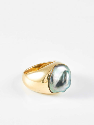 Bague Bague Baroque perle de Tahiti 58 Facettes 930