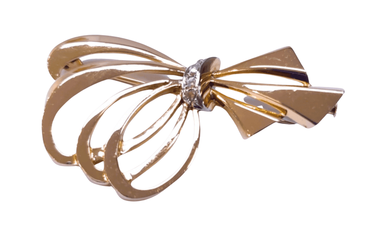 Broche Broche Noeud Diamants 58 Facettes RA-600/3