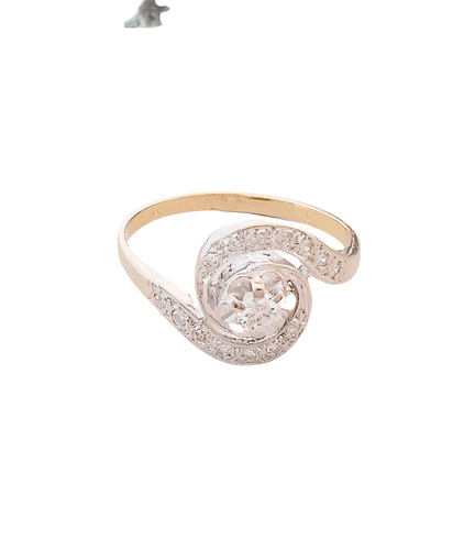 Bague 52.5 Bague de fiançailles Tourbillon Diamants 58 Facettes AA 1487
