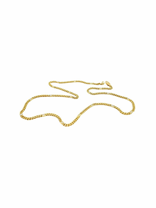 Collier Collier Maille gourmette Or jaune Diamant 58 Facettes 698524CN