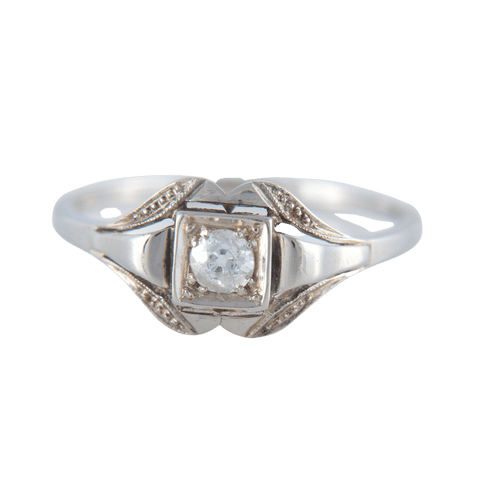 Bague 56 Bague Art Déco Diamant 58 Facettes 1