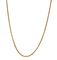 Collier Chaine maille gourmette en or jaune 18k 58 Facettes
