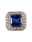 Bague Marchak - Bague Saphir de Ceylan et Diamants 58 Facettes