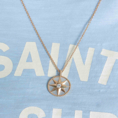 Collier DIOR - Collier Rose des vents Moyen modèle 58 Facettes