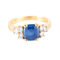Bague 52 Bague Saphir de Ceylan Diamants 58 Facettes 8173