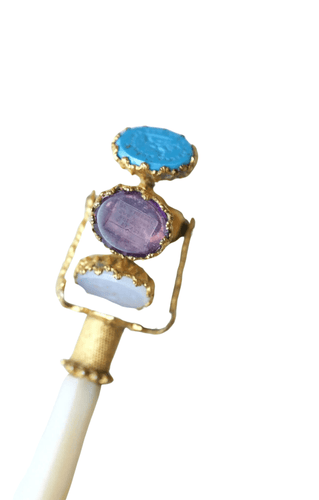 Accessoire Roue de cachet intailles, manche en nacre 58 Facettes