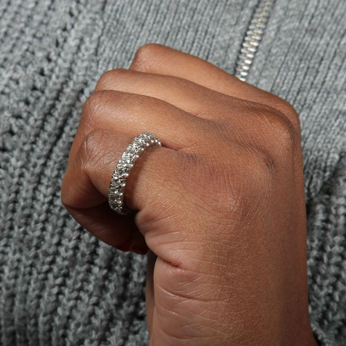 Bague 57 Alliance américaine 24 diamants 58 Facettes 220422