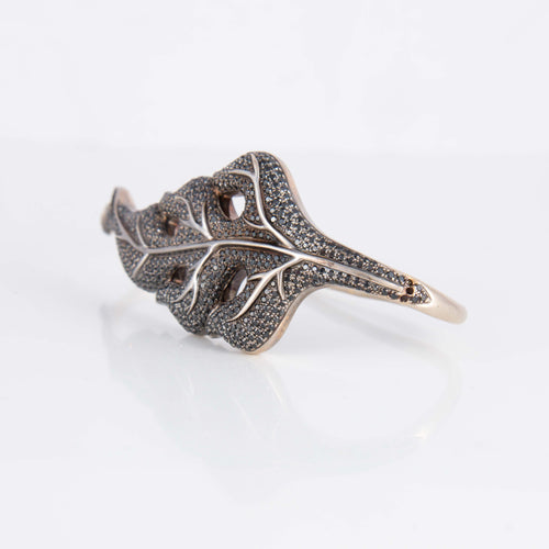 Bracelet Bracelet GAYDAMAK Diamants noirs 58 Facettes 1