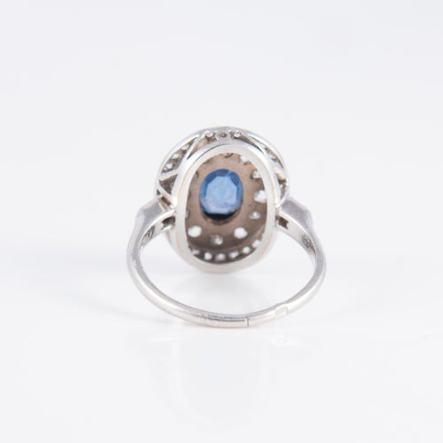 Bague 52 Bague Art Déco Saphir Diamants 58 Facettes 1