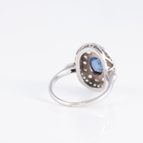 Bague 52 Bague Art Déco Saphir Diamants 58 Facettes 1