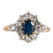 Bague 55 Bague Marguerite Saphir Diamants 58 Facettes 1