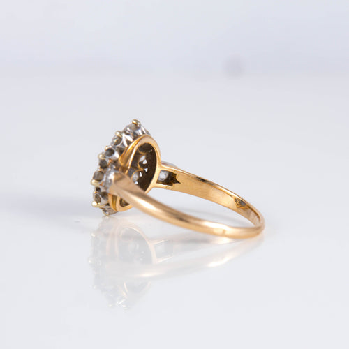 Bague 55 Bague Marguerite Saphir Diamants 58 Facettes 1