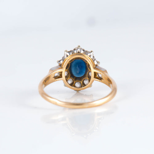 Bague 55 Bague Marguerite Saphir Diamants 58 Facettes 1