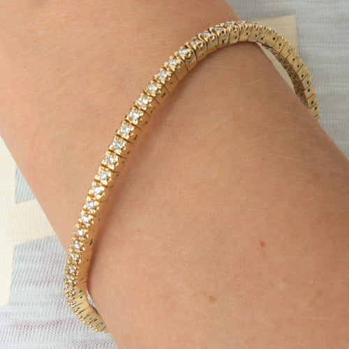Bracelet Bracelet Rivière Or jaune Diamants 58 Facettes 1