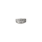 Bague 57 Bague bandeau or blanc et diamants 58 Facettes