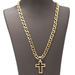 Collier Chaine marine avec pendentif croix 2 Ors 58 Facettes E359460A