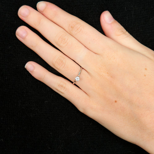 Bague 49 Bague Solitaire 0.16ct 58 Facettes FM104