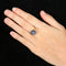 Bague 52 Bague Saphir de Ceylan cabochon 58 Facettes FM112
