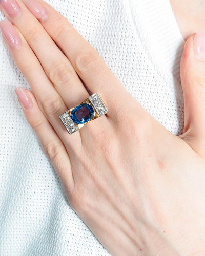 Bague 61 Bague Tank Diamants 58 Facettes