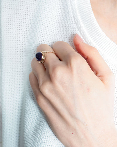 Bague Bague Ancienne Améthyste 58 Facettes