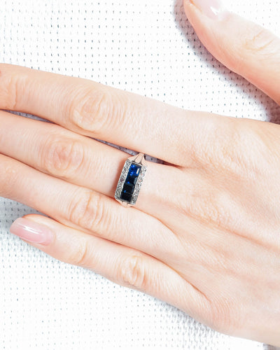 Bague 53.5 Bague Rivière Art Déco 58 Facettes