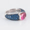 Bague Bague Jonc Tourmaline rose 58 Facettes