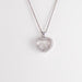 Collier Collier Pendentif Double coeur Diamants 58 Facettes