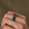 Bague Bague Jonc Tourmaline rose 58 Facettes
