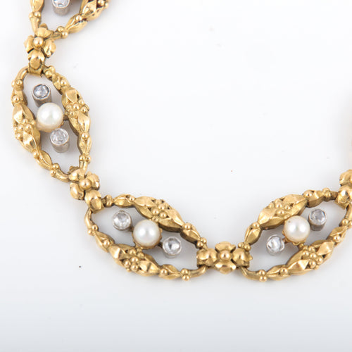 Bracelet Bracelet Perles fines et Diamants 58 Facettes