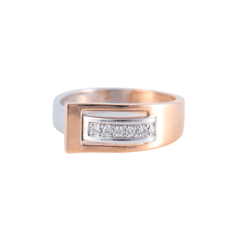 Bague 54 Bague Deux ors Diamants 58 Facettes JE252