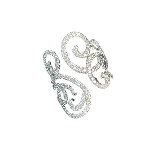 Bague 53 Bague Dentelle Diamants 58 Facettes