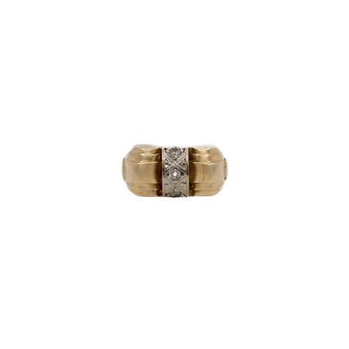 Bague 47 Bague mini tank 58 Facettes REF2335-65