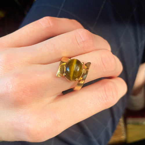 Bague 52 Bague Oeil de tigre 58 Facettes