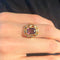 Bague 52 Bague Pierre mauve 58 Facettes
