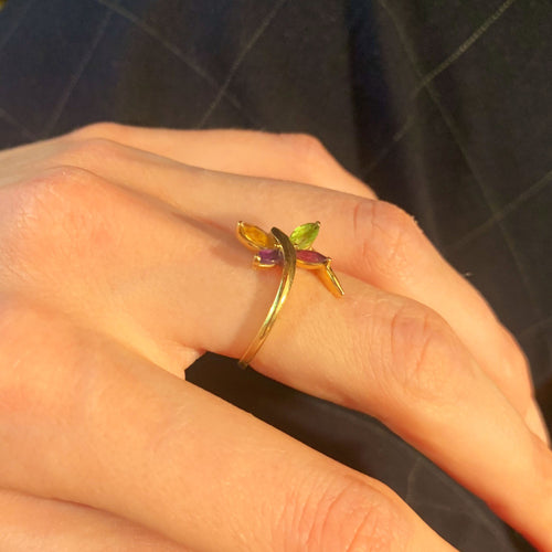 Bague 51 Bague multicolore 58 Facettes