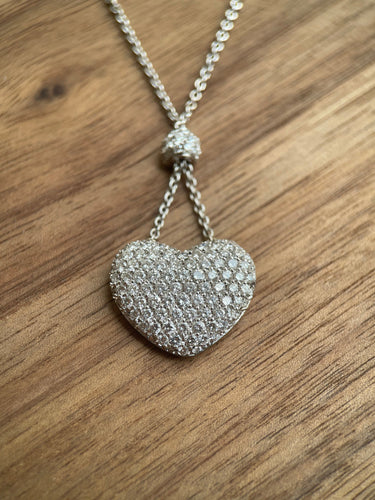 Collier Collier cœur en diamants 58 Facettes 71