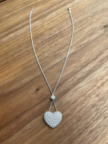 Collier Collier cœur en diamants 58 Facettes 71