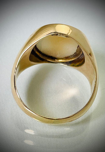 Bague 51 Chevalière Camée 58 Facettes