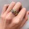 Bague 56 Bague Mosaïque multicolore 58 Facettes JE132
