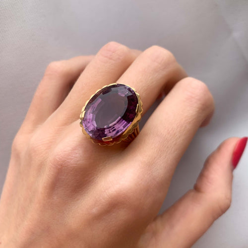 Bague 57 Bague Multifils Améthyste 58 Facettes 83